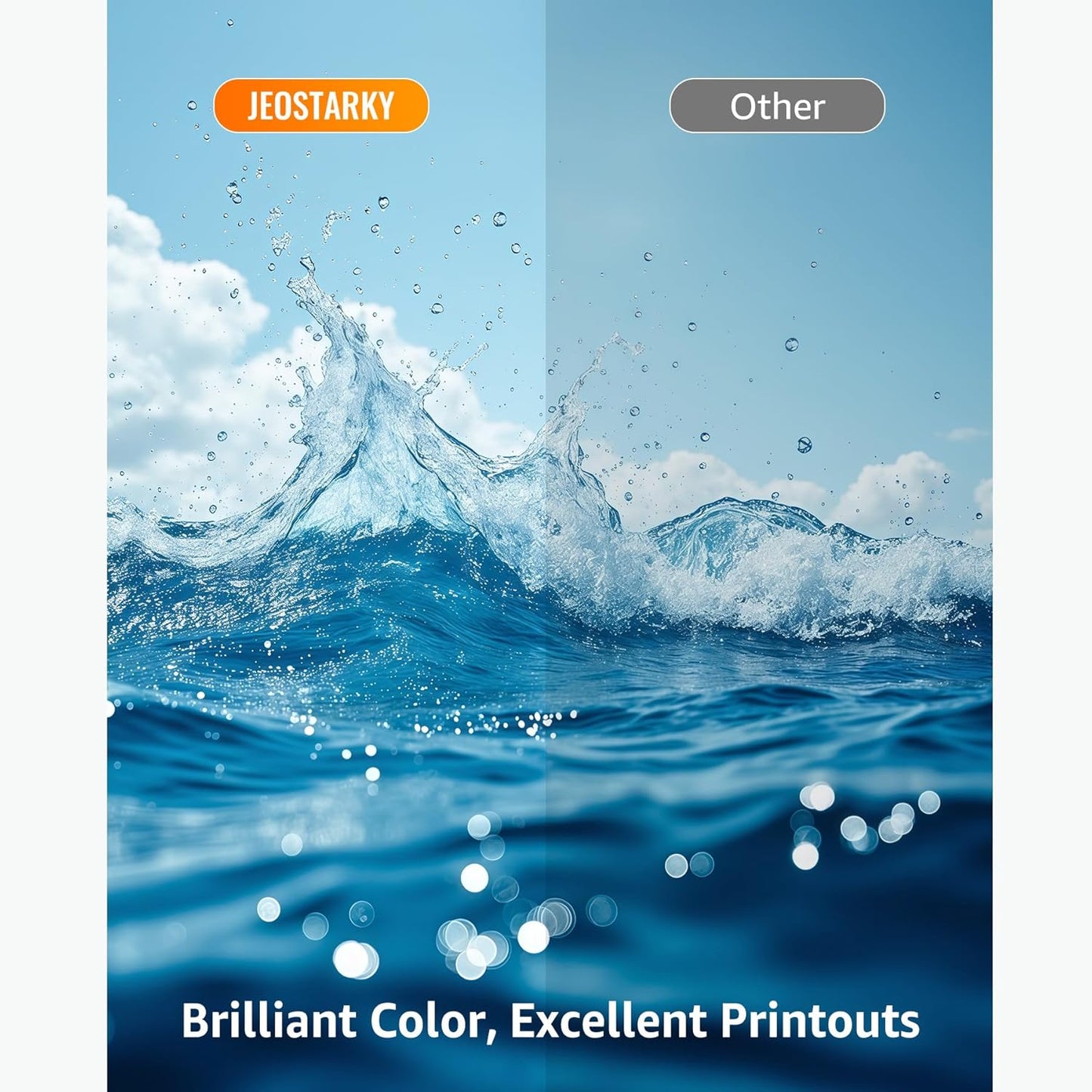 Jeoskarky Compatible for HP 31xl Color HP 32xl Black Ink Bottle for HP Smart Tank 7602 6001 5101 7301 6000 5102 5000 5103 7002 7001 7302 Series for Smart Tank Plus 651 551 Printers (4 Bottles)