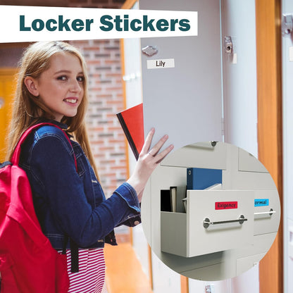 LLPT Dry Erase Magnetic Labels 1" x 3" 50 Packs Blank Writable Magnet Stickers Reusable for Refrigerator Shelf Whiteboard Toolbox Craft and Other Metallic Surfaces Yellow (DML1030YW)