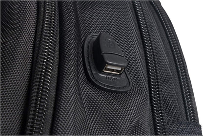 Kenneth Cole Reaction ProTec Travel Business Backpack 17" Laptop Computer TSA Checkpoint-Friendly Bookbag With USB Port, Black