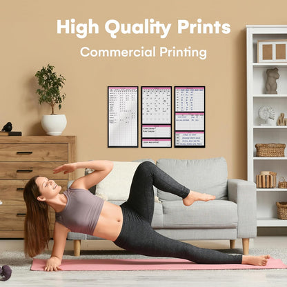 Weekly Planner Pad - Notepad Scheduling System - Dry Erase Board, Task List, and Calendar - Planning Poster for Time Management, Workout, Exercise, and Weight Loss - Expandable Desk Notepad