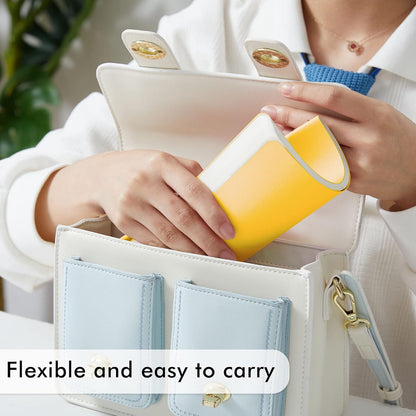 feela 8 Pack Soft Cover Journal Bulk, Notebooks College Ruled for Work, Lined Travel Journal for Women Men, Note Taking Notebook School Supplies Business Writing, 8.2” x 5.5”, A5, Yellow