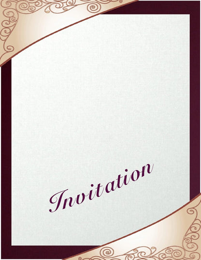 25 Dark Burgundy Linen 80# Cover Paper Sheets - 8.5X11 Inches Standard Letter|Flyer Size - 80 lb/pound Card Weight - Fine Linen Textured Finish - Deep Dye Quality Cardstock