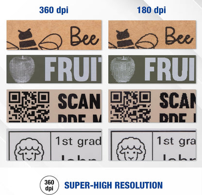 LABELWORKS Epson LW-C610PX-BLK Premium Portable Bluetooth Label Machine Printer – Create Sticker Labels for Crafts and Organization, Ideal for Small Business, Designer Tape Supported, App Compatible