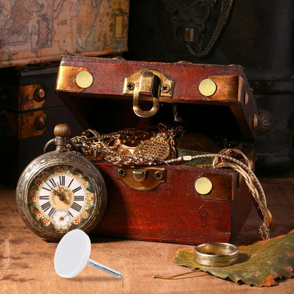 uxcell 150Pcs Upholstery Tacks, 11mmx17mm Flat Head Thumb Tack Decorative Furniture Nails Push Pins for Furniture Sofa Headboards, White