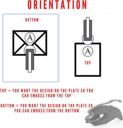 Official Seal Embosser - Custom Notary Embosser, Book & Library Stamp, 1 5/8