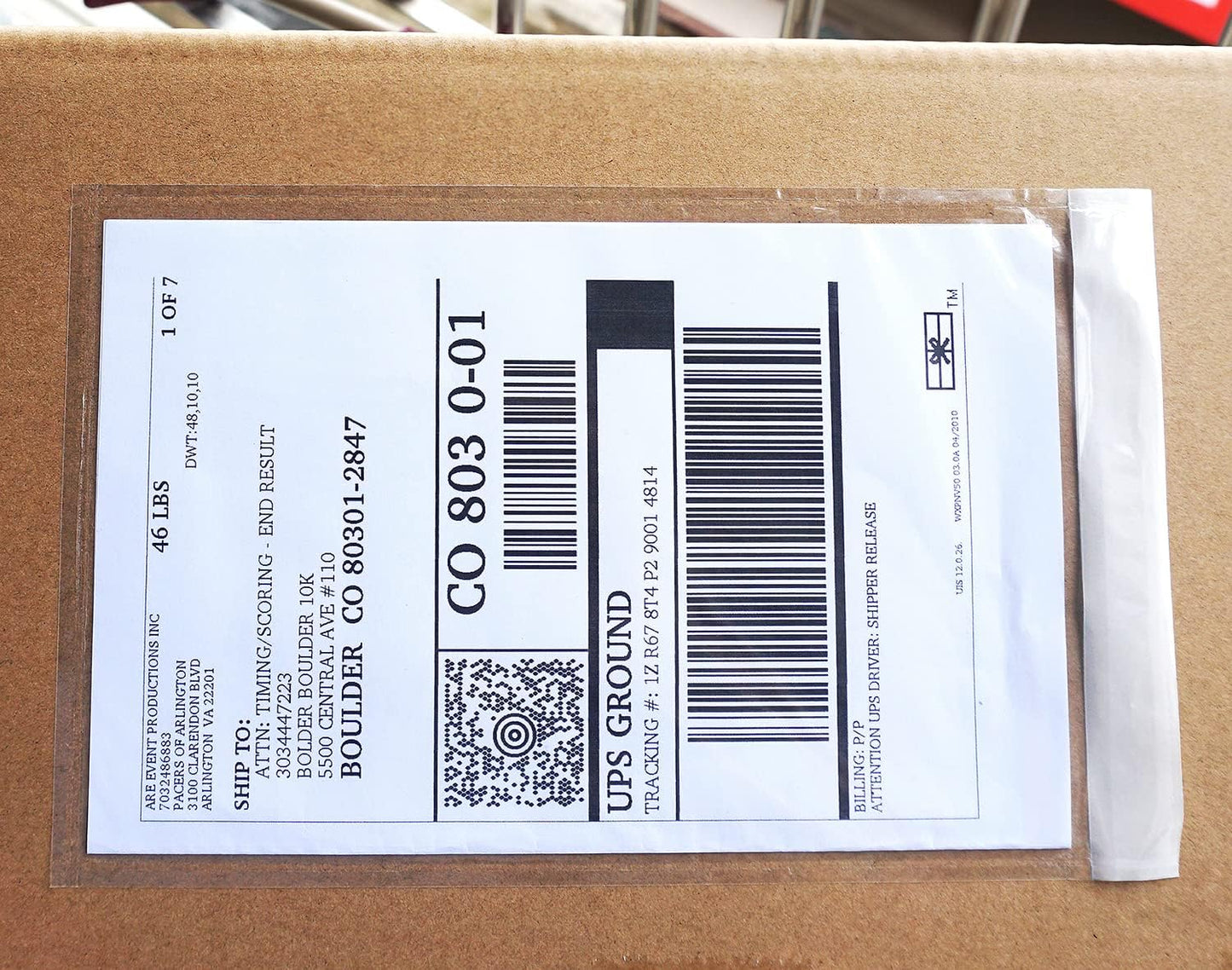 BEUYI Premium 6''x10'' Packing List Envelope, Tailored Size for Letter-size Paper Folded in Half, Adhesive Shipping Label Pouch/Sleeve (50 pack)