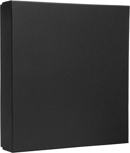 Neil Enterprises Inc. 10" x 10" Black Leather Self-Stick Photo Album - Holds 20 Photos