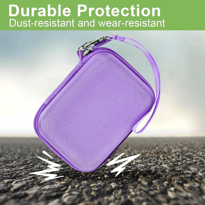 Case Compatible with VAHOIALD FHD 1080P Digital Camera/for CAMKORY Digital Point and Shoot/for KODAK PIXPRO FZ45-BK 16MP Vlogging/for IWEUKJLO/for Nsoela, Holder for SD Card More (Purple)
