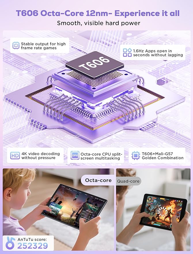 2025 Tablet 10.4 inch Android 15 Tablets with Keyboard Stylus Mouse: 2K IPS Tablette (2000x1200), 36GB+256GB(1TB TF), 5G/2.4G Dual WiFi, 8-Core 1.6GHz, 8000mAh,8+13MP, Widevine L1- Black