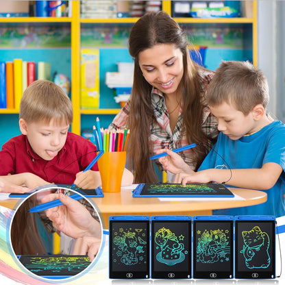 Zhehao 20 Pack LCD Writing Board for Kids, 8.5 Inches Doodle Reusable Screen Drawing Pad Erasable Painting Pads Educational Toy for 3-8 Years(Blue)
