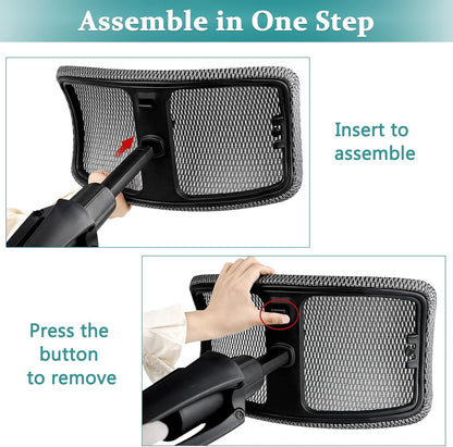 Footrest for Desk Adjustable Height 2-in-1 Function Rotatable Ergonomic Under Desk Footrest Ottoman Stool Rolling Leg Rest for Home Office (Gray)