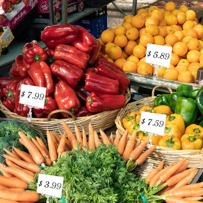 60 Pieces Rotating Clip on Sign Holder Plastic Merchandise Retail Display Sign Clip Holder with Clamp Pop Swivel Rack Card Sign Business Store Price Tags Sign Holder