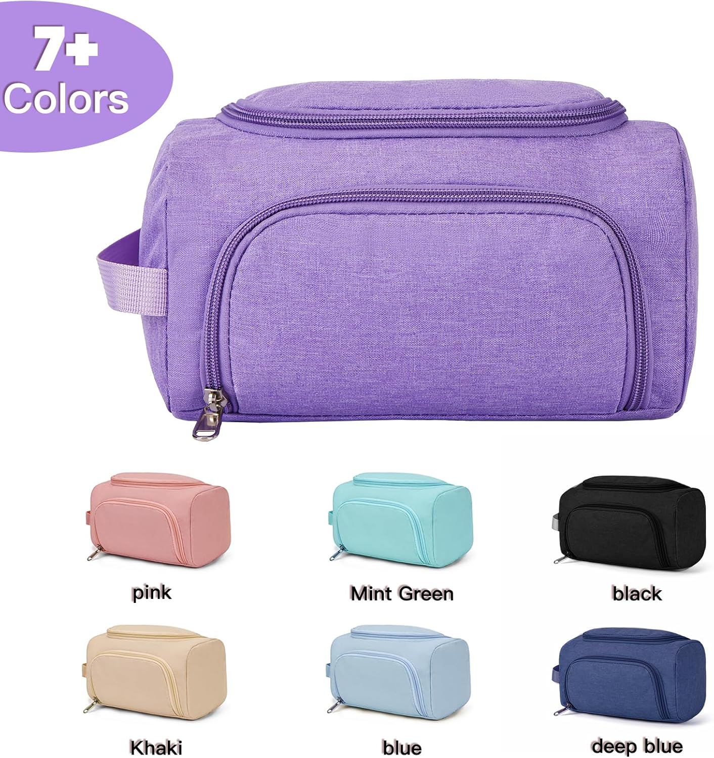 Large Pencil Pouch,Pencil Case Aesthetic,Zipper Pencil Box For Girls Back To School Supplies Emergency Bag Makeup Bag (Purple)