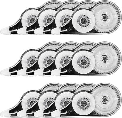 BESARME 12 Pack Correction Tapes, 39 Feet Each Correction Tape Roller Correction Tape Pen for Students Office Supplies, 1/5 X 472 Inches