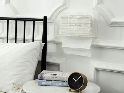 IEEK Paper Towel Dispenser Wall Mount Acrylic Paper Towel Holder for Bathroom Office and Kitchen,Hand Towel Dispenser Fits Multi-Fold Paper Towel,C-Fold, Zfold,Tri fold Paper Towels,Clear