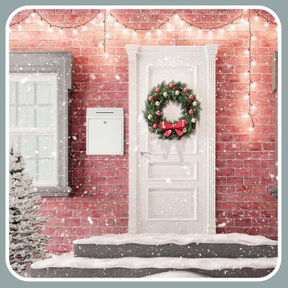 Metal Donation Cash Box Collection Safe Suggestion Box with Lock Wall Mounted Mailbox Delivery Ballot Container for Home Office Outdoor Door(White,15 x 12 x 4 Inch)