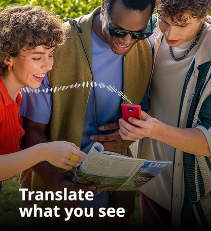 Vasco Translator Q1 | AI Voice Cloning Language Translator Device | 113 Languages | Free Lifetime Internet in Nearly 200 Countries | Mystic Plum