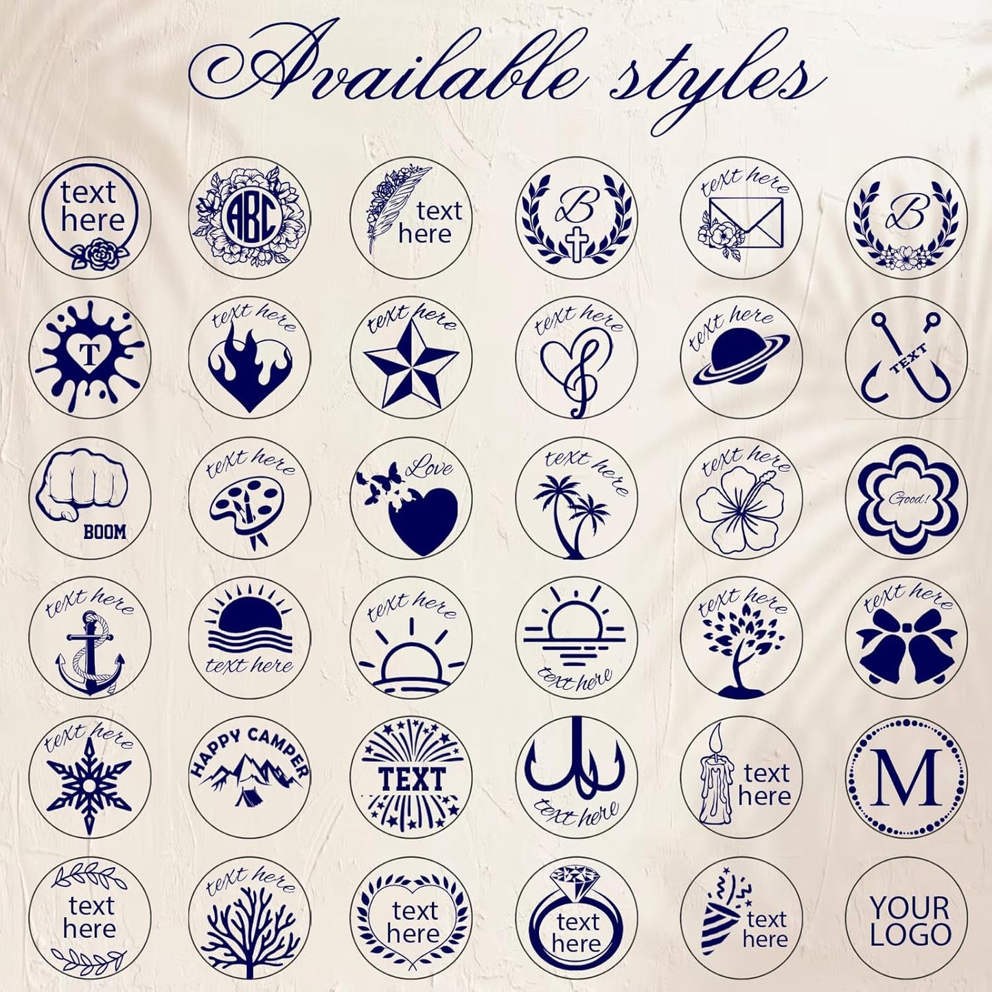 Custom Loyalty Business & Food Stamp - Personalized Self Inking Stamp, Small Round Rubber