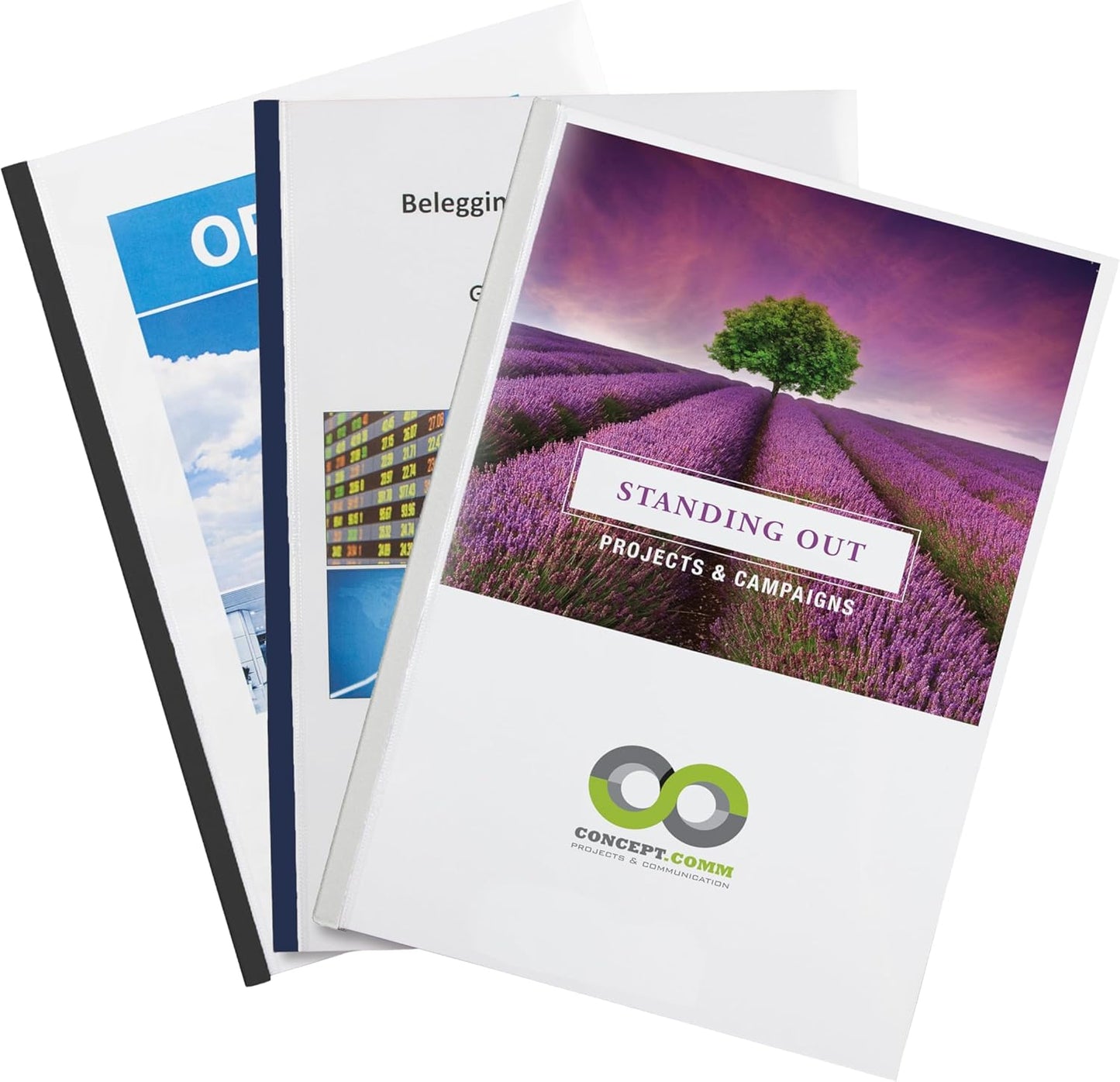 Thermal Binding Clear Covers with Steel Spine –for Thermal Binding Machines – Formerly Unibind – Used in Real Estate, Education and Various Businesses (Bordo, 220 Sheets Max - 48/Box)