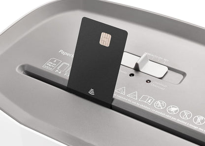 Dahle PaperSAFE PS 140 Paper Shredder, Oil Free, Jam Protection, Security Level P-4, 10 Sheet Max, Shreds Staples, Paper Clips & Credit Cards