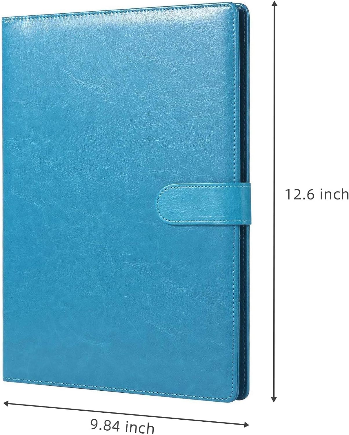 Resume Folder Clipboard Holder Letter Size A4 Legal Pad, Portfolio Pad Folio Document Organizer for Interview & Business (Turquoise)