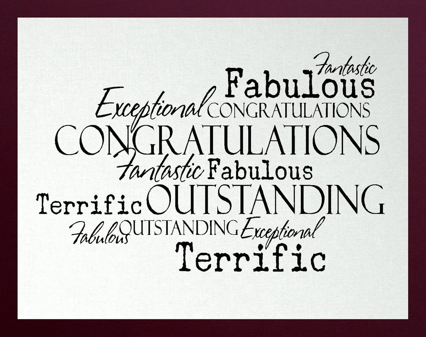 25 Dark Burgundy Linen 80# Cover Paper Sheets - 11" X 14" (11X14 Inches) Scrapbook|Picture-Frame Size - 80 lb/pound Card Weight - Fine Linen Textured Finish - Deep Dye Quality Cardstock