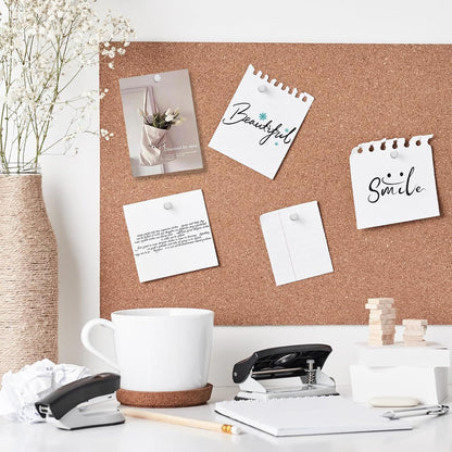 60 Pack Magnetic Push Pins, Silver Magnet Thumb Tacks, Metal Magnet Tacks, Magnetic Clips, Push Pins for Cork Board, Bulletin Board, Photo Wall, Wall