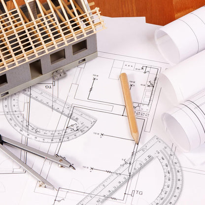 Zonon 24 Pieces Plastic Protractors Bulk Classroom Clear Math Protractors 180 Degrees 6 Inch for Geometry Student, Angle Measurement, Students Back to School Supplies Office Supplies