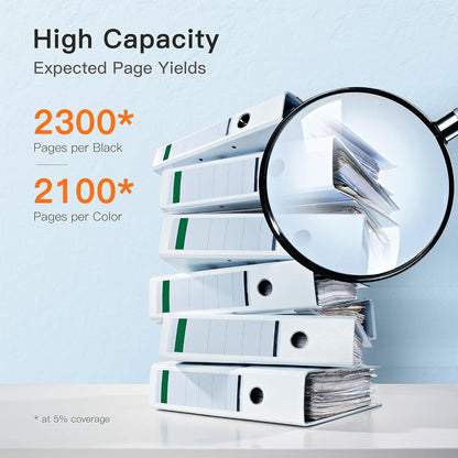 E-Z Ink Compatible Toner Cartridge Replacement for Canon 055 055H Replacement for Canon 055 Toner Cartridge Set to Use with Canon Color ImageCLASS MF743Cdw MF741Cdw MF746Cdw MF743 Printer (4 Pack)