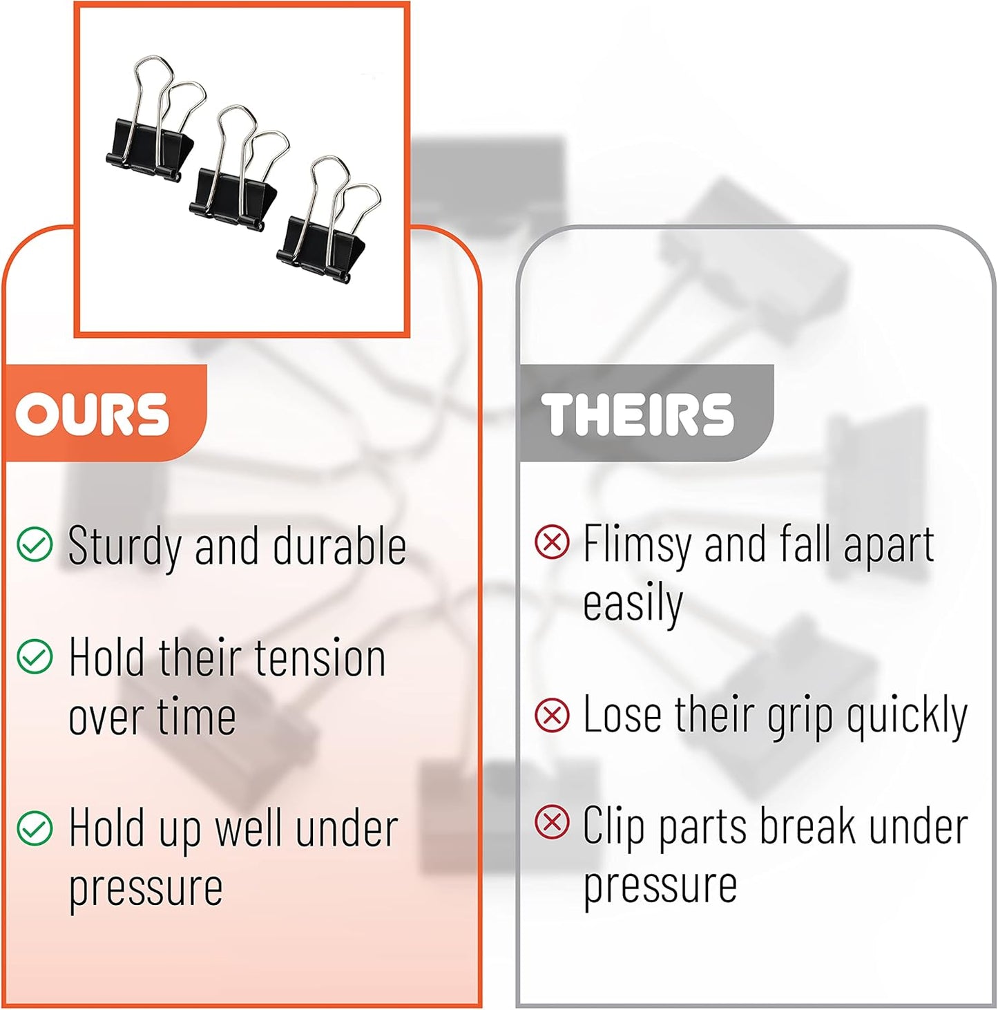 Mr Pen- Binder Clips, 50-Pack, 0.75 in, Black, Mini & Micro, Office Paper Clips