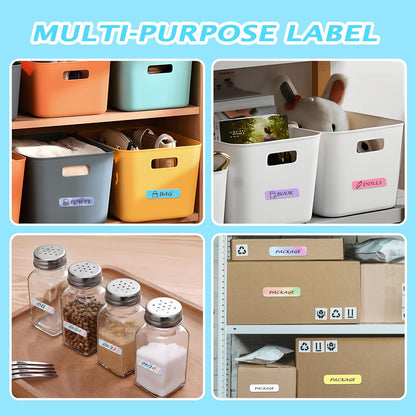 960 Pcs MIARALA Nebula/Galaxy Series D30 Label Tape, Label Maker Tape-12mm×40mm(0.47"x1.57") Sticker Thermal Paper Self-Adhesive Label Tape for D30 Printer 6 Rolls