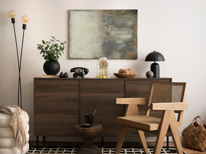 Bulova Tristan I Desk and Table Clock | Model B8818 | Polished Brass Finish | Polished Metal Base | Floating Dial | Roman Numerals | Elegant Pendulum Design