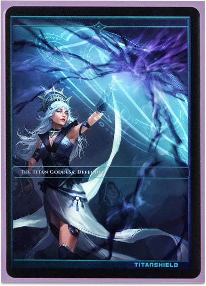 TitanShield Premium Lavender 150 Sleeves Standard Size Board Game Trading Card Sleeves Deck Protector for Magic The Gathering MTG, Baseball Collection, Dropmix