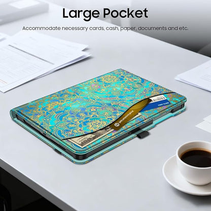 Fintie Case for Samsung Galaxy Tab A9 Plus/A9+ 5G 11 Inch 2023 Model (SM-X210/X216/X218), Multi-Angle Viewing Smart Stand Back Cover with Pocket Auto Wake/Sleep, Shades of Blue