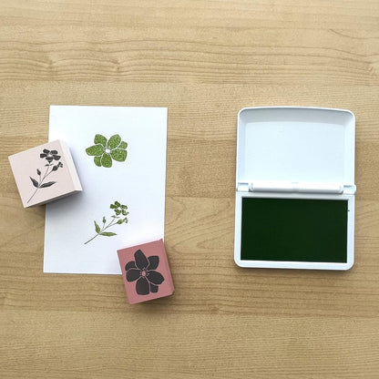 COLOP Make Series, Ink Stamp Pads, with Non-Toxic Premium Ink, Water-Based Acid-Free (Smooth Green, Make 1-1-15/16" x 3-1/2")
