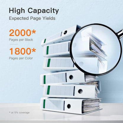 E-Z Ink 210A with Chip Compatible for HP 210A Toner Cartridges 4 Pack 210X to Use with HP Color Laserjet Pro MFP 4301fdw 4301fdn 4201dw Pro 4201dn 4201dw W2100A W2100X High Yield (BCMY)