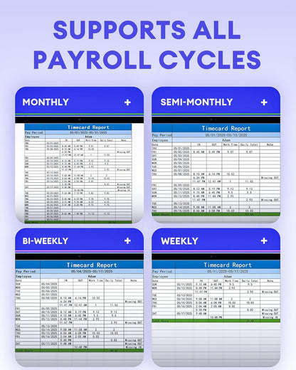 NGTeco APP-Based Time Clocks for Employees Small Business, W2 (Fingerprint+Password) Times Clock, 2.4GHz WiFi Clock in Clock Out Machine Support Shift Schedules, iOS & Android APP, No Monthly Fee