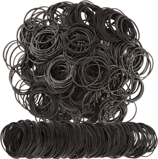 Rubber Bands Size #16 Black Elastic Rubber Band small 600Pcs rubber bands office supplies home Package,Household
