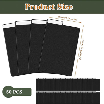 50 Pieces Comic Book Dividers with Tabs,Patient Divider Cards,Card Dividers Comic Book Boards for Storage Boxes 11.22 X 7.24 Inche