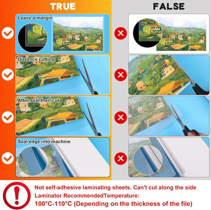 CAREGY 100 Pack Laminating Sheets, Hold 11 x 17 Inch Sheet, 3 Mil Clear Thermal Laminating Pouches 11.5 x 17.5 Inch Lamination Sheet Paper for Laminator, Round Corner