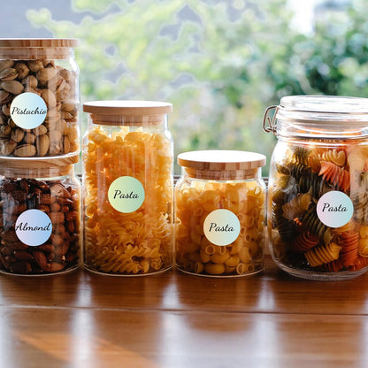 STARLIBOO Dot Stickers - Gradient Color Code Labels, 1inch Garage Sale & Yard Sale Price Tags, Writable Not Blurry (1200 Labels)