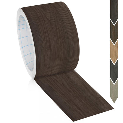 GSCIT Club Wood Grain Repair Tape, 1.7 inch X 50ft Self Adhesive Red Walnut Grain Repair Patch for Tables, Chairs, Baseboards, Doors, Windows, Floors, Handicraft DIY.