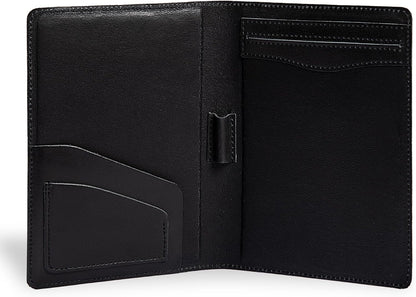 PEGAI Junior Legal Pad Folder Organizer | Portfolio Binder, Resume Interview Document Organizer Folio | Personalized Leather Binder Padfolio with Business Card Organizer | Eriksen (Charcoal)