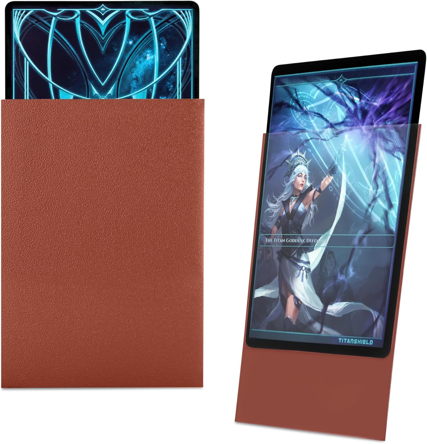 TitanShield (150 Copper Sleeves) Compatible with MTG Magic The Gathering, Lorcana, Board Games and Trading Cards 2.5" x 3.5" 66x91mm