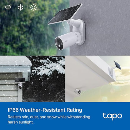 Tapo MagCam 2K Solar, Outdoor Battery Camera+Magnetic Base+Solar Panel, Wireless Camera, 2K QHD, 150° Super-Wide FOV, Free Person/Vehicle/Pet Detection, SD/Cloud Storage, Starlight Color Night Vision