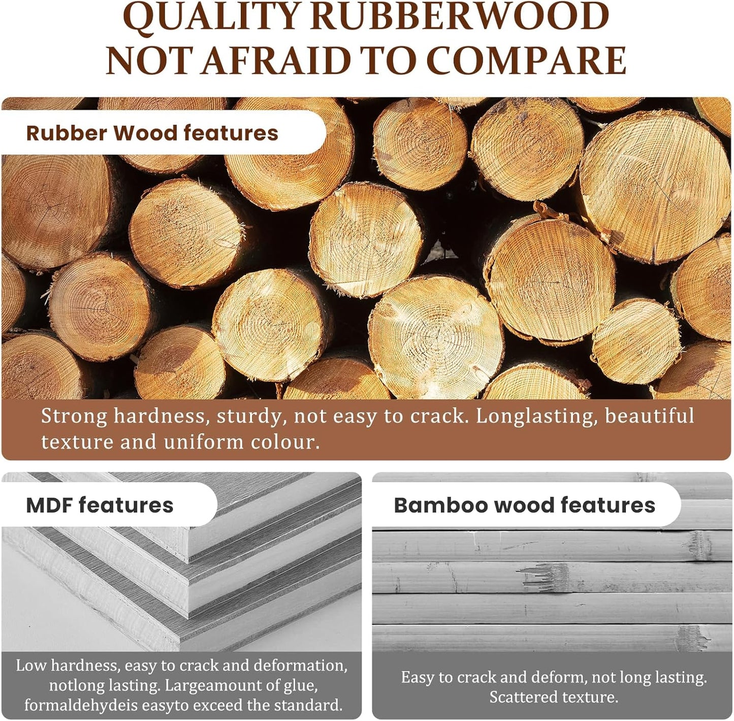 Coat Rack Freestanding Clothing Rack with Wheels & 2 Shelves Storage & 5 Hooks Heavy Duty Clothes Rack Wood Coat Tree Stand Hat Hanger Rack for Corner Bedroom Entryway Living Room Hotel