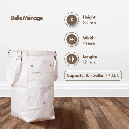 Kitchen Recycling Bin Indoor, Paper, Can, Trash Recycle Bin Combo (Navy+Grey)