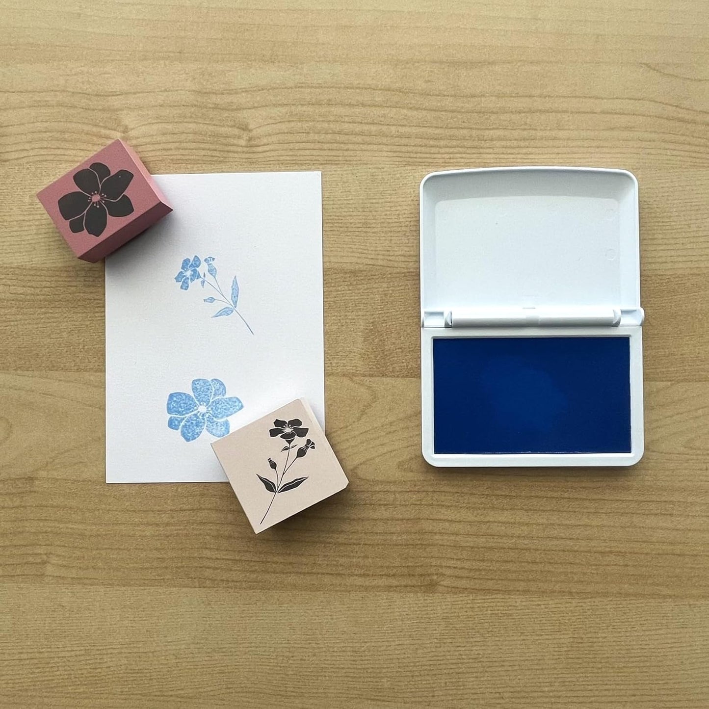 COLOP Make Series, Ink Stamp Pads, with Non-Toxic Premium Ink, Water-Based Acid-Free (Calm Blue, Make 3-3-1/2" x 6-1/4")