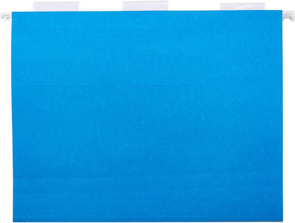 Amazon Basics Hanging Organizer File Folders for Efficient Filing, Assorted Colors, Letter Size (Pack of 25)