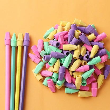 Mr. Pen- Pencil Toppers, 500 Pack, Vibrant Colors, Pencil Top Erasers, Back to School Supplies